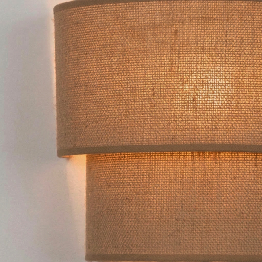 Brilagi - LED-wandlamp BOHO ECO 1xE27/10W/230V beige