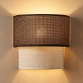 Brilagi - LED wandlamp BOHO ECO 1xE27/10W/230V bruin/crème
