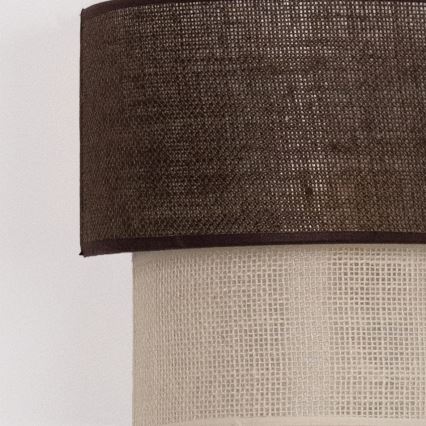 Brilagi - LED wandlamp BOHO ECO 1xE27/10W/230V bruin/crème