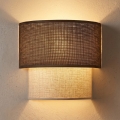 Brilagi - LED-wandlamp BOHO ECO 1xE27/10W/230V bruin/crème