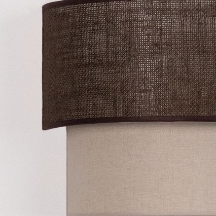 Brilagi - LED-wandlamp BOHO ECO 1xE27/10W/230V bruin/crème