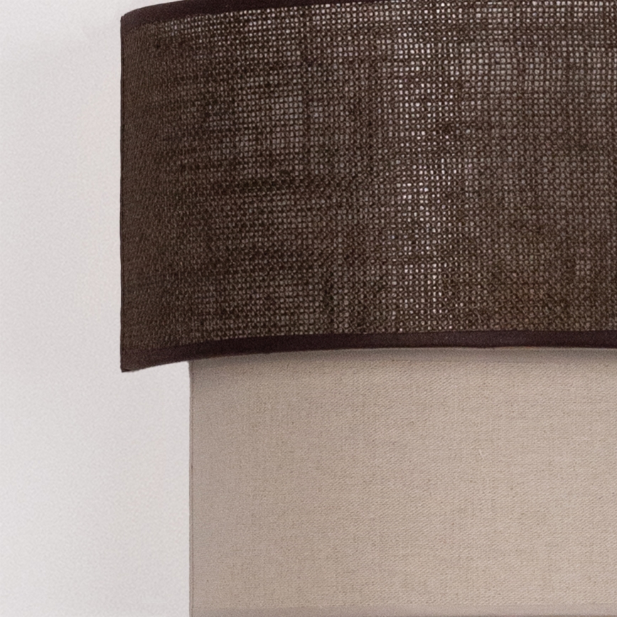 Brilagi - LED-wandlamp BOHO ECO 1xE27/10W/230V bruin/crème