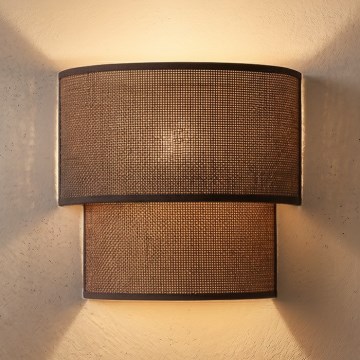 Brilagi - LED wandlamp BOHO ECO 1xE27/10W/230V bruin