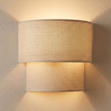 Brilagi - LED-wandlamp BOHO ECO 1xE27/10W/230V crème