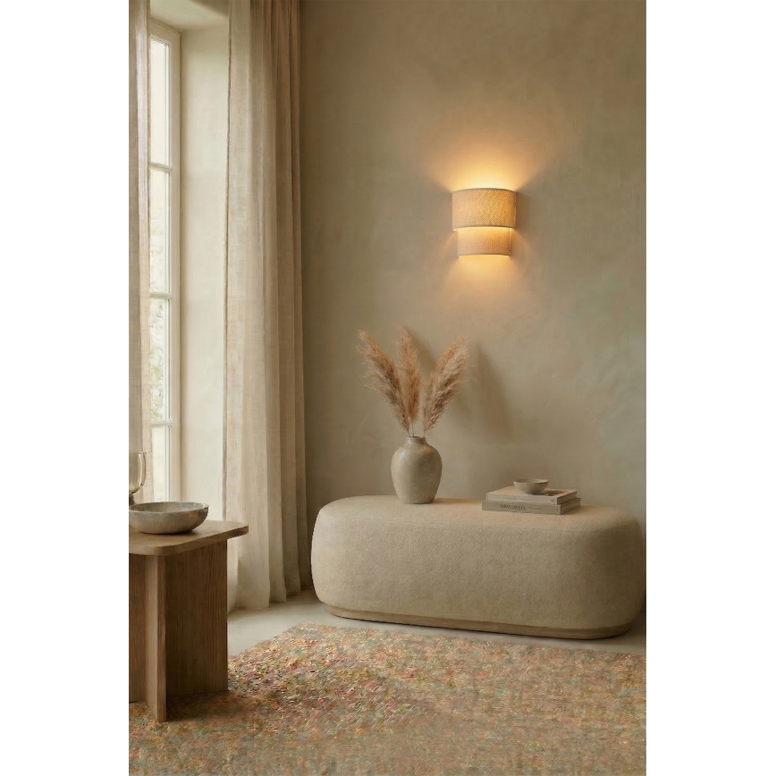 Brilagi - LED-wandlamp BOHO ECO 1xE27/10W/230V crème