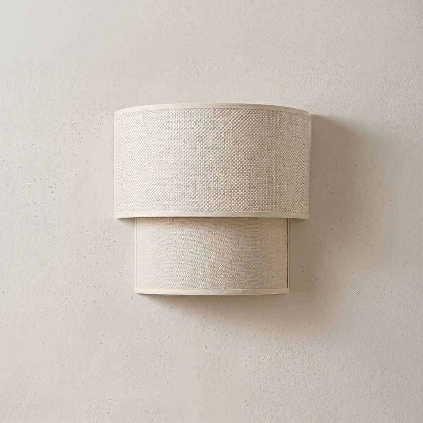 Brilagi - LED-wandlamp BOHO ECO 1xE27/10W/230V crème