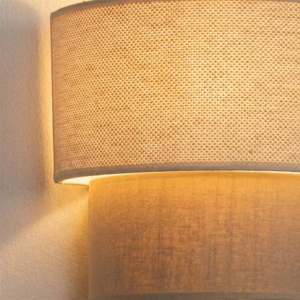 Brilagi - LED-wandlamp BOHO ECO 1xE27/10W/230V crème