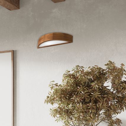 Brilagi - LED-wandlamp CARVALHO 1xE27/15W/230V eik/kers