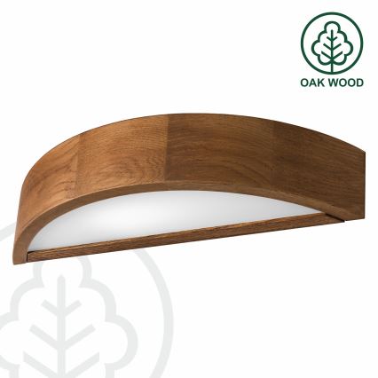 Brilagi - LED-wandlamp CARVALHO 1xE27/15W/230V eik/kers