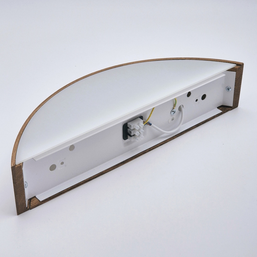 Brilagi - LED-wandlamp CARVALHO 1xE27/15W/230V eik/kers