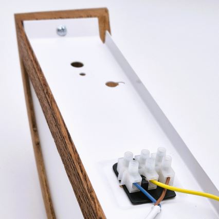 Brilagi - LED-wandlamp CARVALHO 1xE27/15W/230V eik/kers
