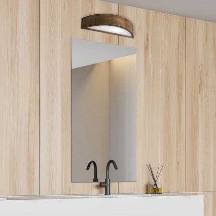 Brilagi - LED-wandlamp CARVALHO 1xE27/15W/230V eiken/walnoot