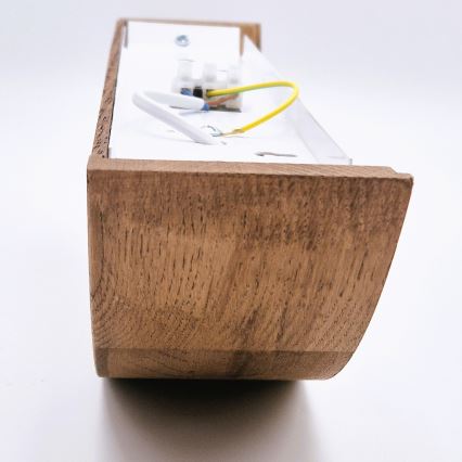 Brilagi - LED Wandlamp CARVALHO 1xE27/60W/230V eiken kers