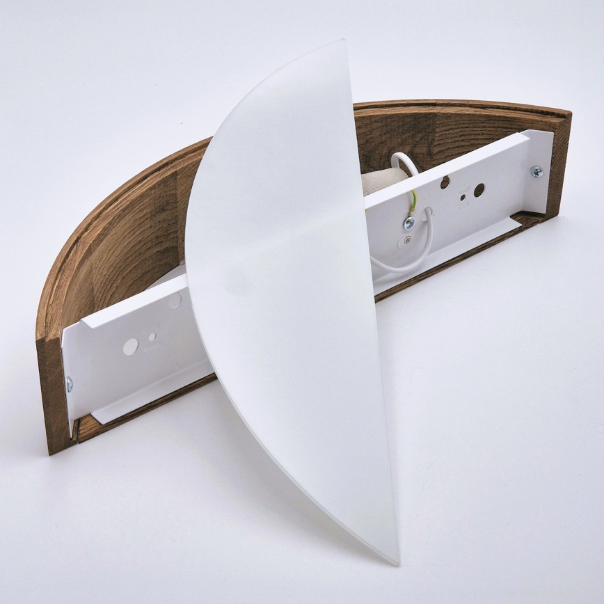 Brilagi - LED Wandlamp CARVALHO 1xE27/60W/230V eiken kers