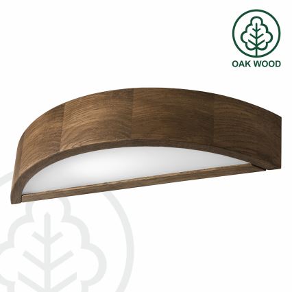 Brilagi - LED Wandlamp CARVALHO 1xE27/60W/230V eiken walnoot