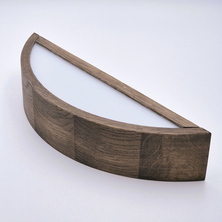 Brilagi - LED Wandlamp CARVALHO 1xE27/60W/230V eiken walnoot