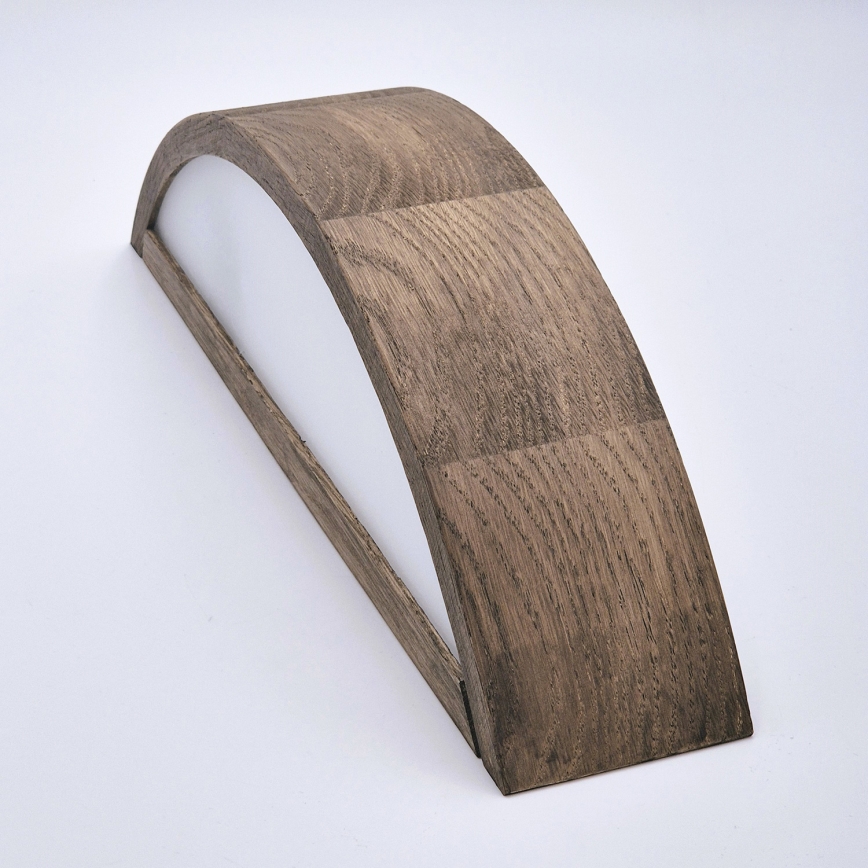 Brilagi - LED Wandlamp CARVALHO 1xE27/60W/230V eiken walnoot