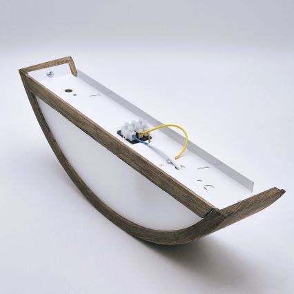 Brilagi - LED Wandlamp CARVALHO 1xE27/60W/230V eiken walnoot