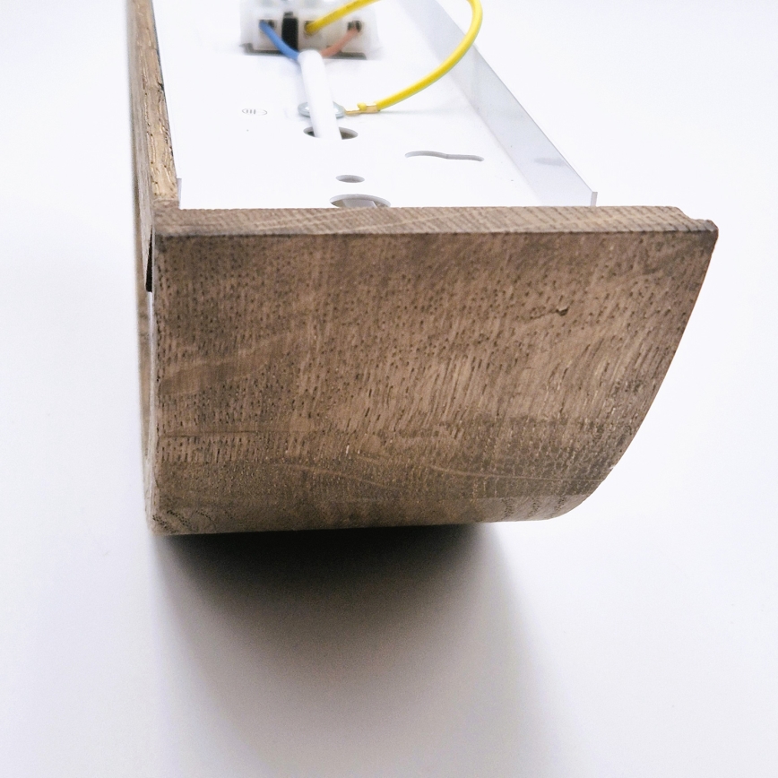 Brilagi - LED Wandlamp CARVALHO 1xE27/60W/230V eiken walnoot