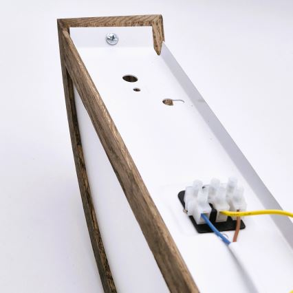 Brilagi - LED Wandlamp CARVALHO 1xE27/60W/230V eiken walnoot