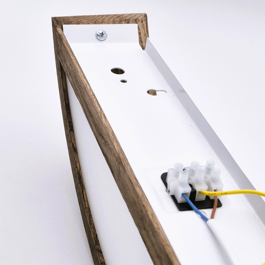 Brilagi - LED Wandlamp CARVALHO 1xE27/60W/230V eiken walnoot