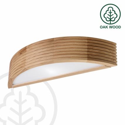 Brilagi - LED-wandlamp CARVALHO MODERN 1xE27/60W/230V eiken