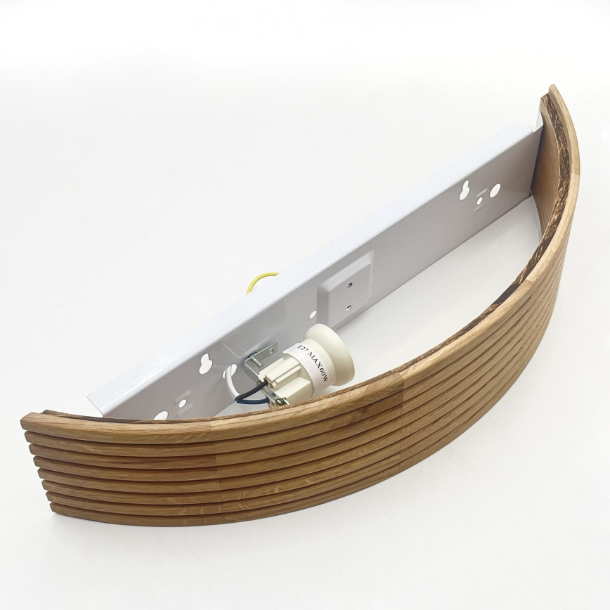 Brilagi - LED-wandlamp CARVALHO MODERN 1xE27/60W/230V eiken