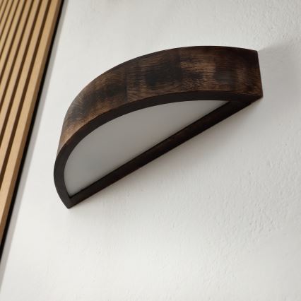 Brilagi - LED-wandlamp CARVALHO SMOKEY 1xE27/60W/230V eiken