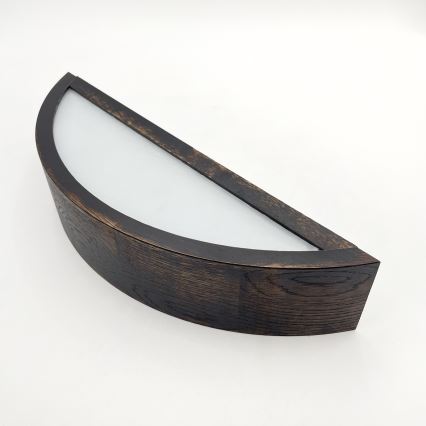 Brilagi - LED-wandlamp CARVALHO SMOKEY 1xE27/60W/230V eiken