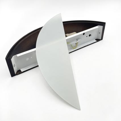 Brilagi - LED-wandlamp CARVALHO SMOKEY 1xE27/60W/230V eiken