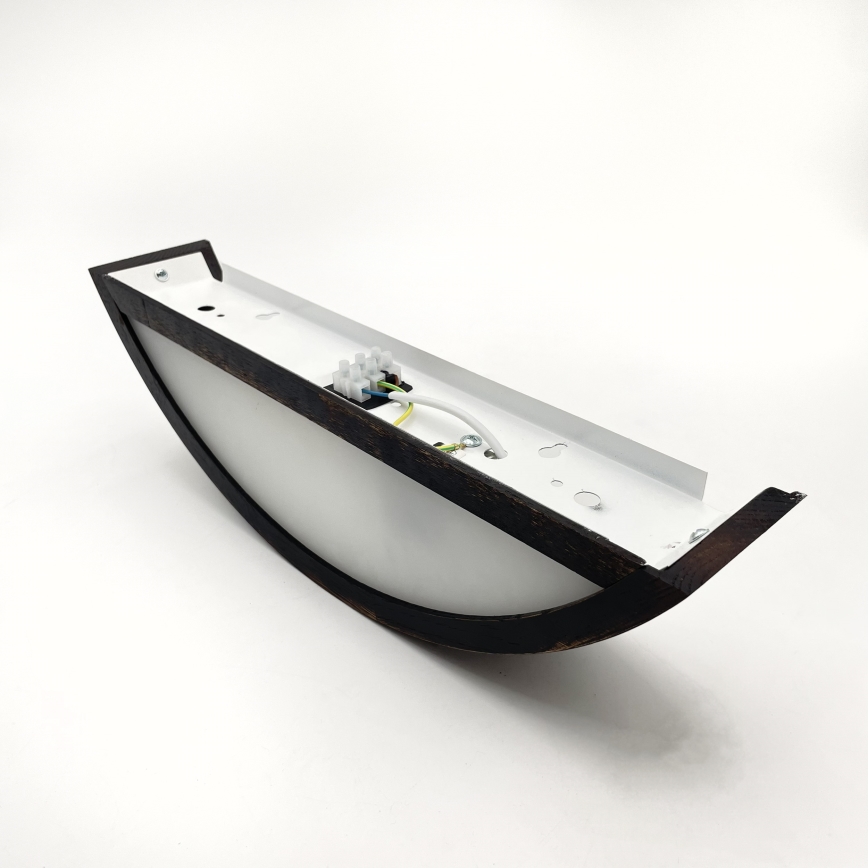 Brilagi - LED-wandlamp CARVALHO SMOKEY 1xE27/60W/230V eiken