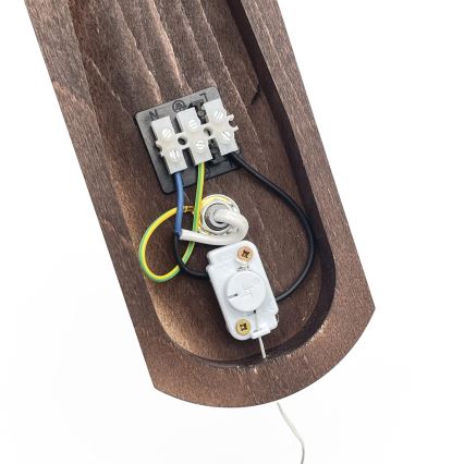 Brilagi - LED Wandlamp COTTAGE 1xE14/40W/230V beuken/bruin
