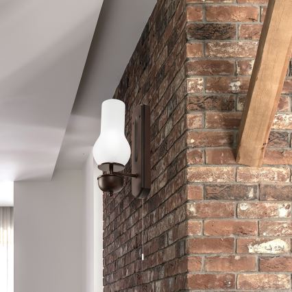 Brilagi - LED Wandlamp COTTAGE 1xE14/40W/230V beuken/wit