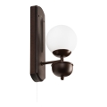 Brilagi - LED Wandlamp COTTAGE 1xG9/40W/230V beuken/wit