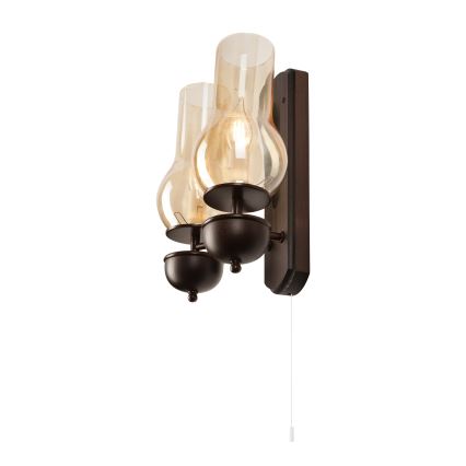 Brilagi - LED Wandlamp COTTAGE 2xE14/40W/230V beuken/bruin
