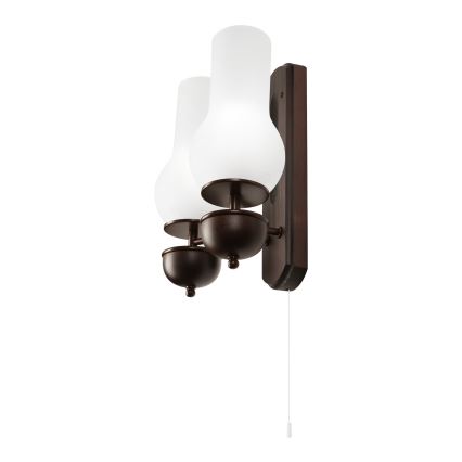 Brilagi - LED Wandlamp COTTAGE 2xE14/40W/230V beuken/wit