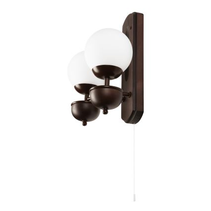 Brilagi - LED Wandlamp COTTAGE 2xG9/40W/230V beuken/wit