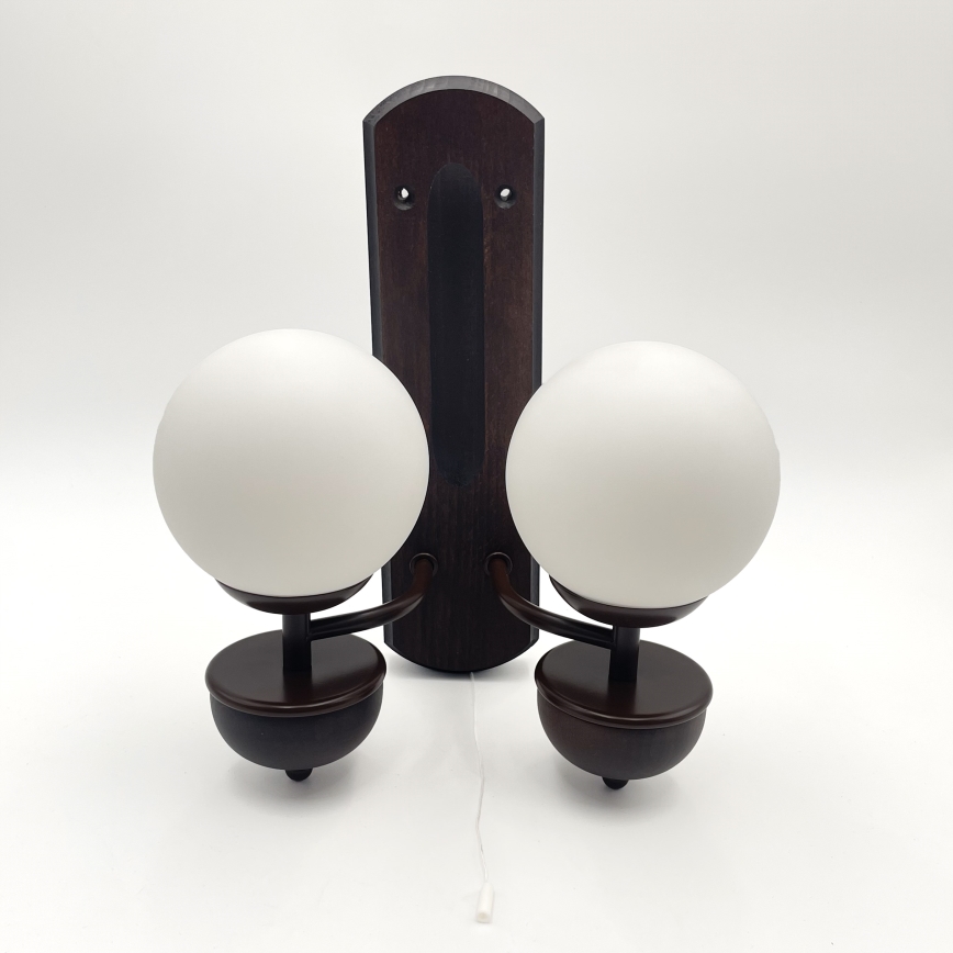 Brilagi - LED Wandlamp COTTAGE 2xG9/40W/230V beuken/wit