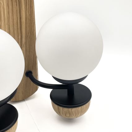 Brilagi - LED Wandlamp COTTAGE 2xG9/40W/230V eiken/wit