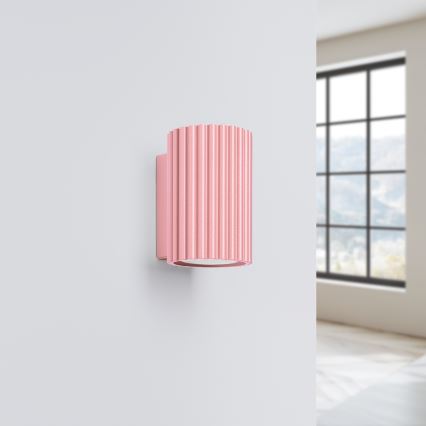 Brilagi - LED-wandlamp CRESTO 1x GU10/10W/230V 10 cm roze