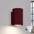 Brilagi - LED-wandlamp CRESTO 1xGU10/10W/230V 10 cm bordeaux