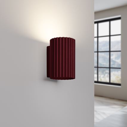 Brilagi - LED-wandlamp CRESTO 1xGU10/10W/230V 10 cm bordeaux
