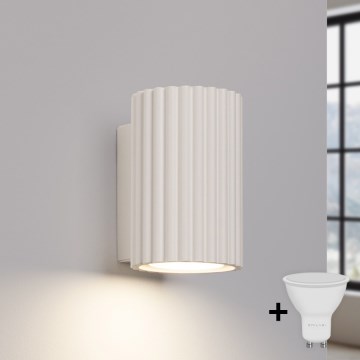Brilagi - LED-wandlamp CRESTO 1xGU10/10W/230V 10 cm crème