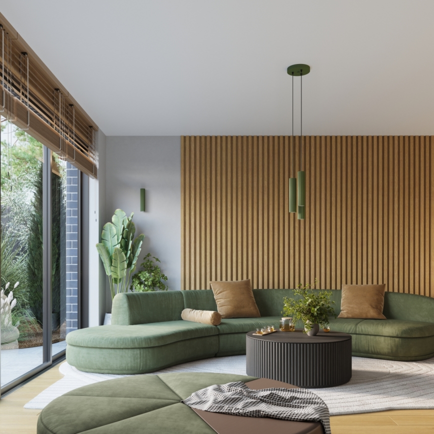 Brilagi - LED-wandlamp CRESTO 1xGU10/10W/230V 10 cm groen