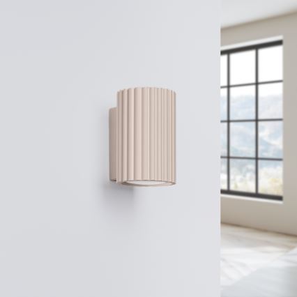 Brilagi - LED-wandlamp CRESTO 1xGU10/10W/230V 10 cm taupe