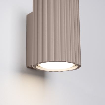 Brilagi - LED-wandlamp CRESTO 1xGU10/10W/230V 10 cm taupe