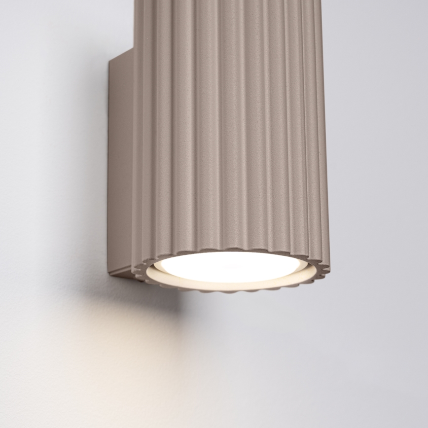 Brilagi - LED-wandlamp CRESTO 1xGU10/10W/230V 10 cm taupe