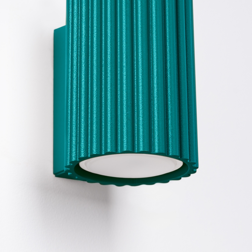 Brilagi - LED-wandlamp CRESTO 1xGU10/10W/230V 10 cm turkoois