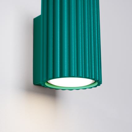 Brilagi - LED-wandlamp CRESTO 1xGU10/10W/230V 10 cm turkoois