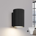 Brilagi - LED-wandlamp CRESTO 1xGU10/10W/230V 10 cm zwart